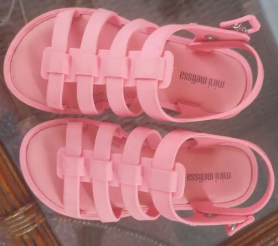 Sandálias Mini Melissa Infantil Rosa NA CAIXA