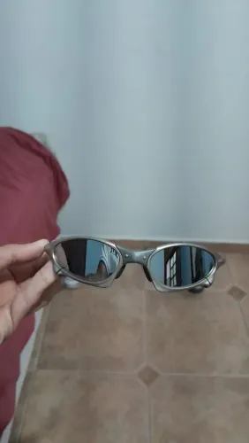 Oculos Juliet prata lente espelhada