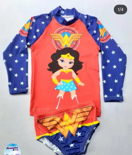 Conjunto uv mulher maravilha 