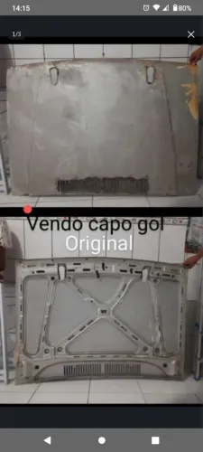 Capô Original Gol quadrado, Voyage, Saveiro, Parati