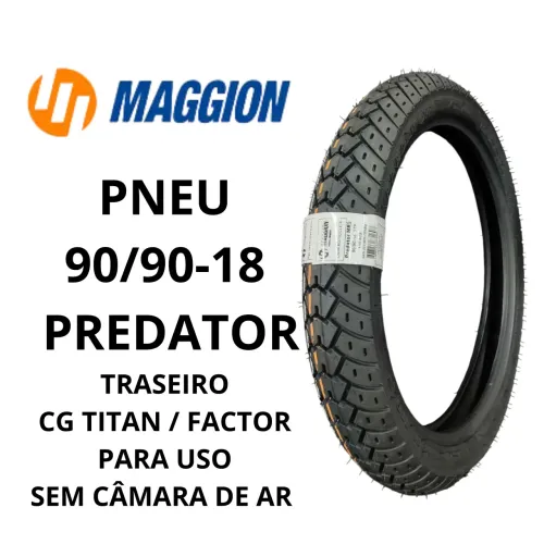 Pneu 90/90-18 Maggion - Novo (1 pneu)