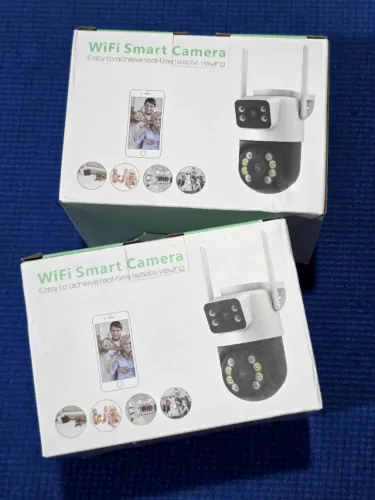 Câmera de Segurança Externa A28b IP66 com Lente Dupla Visão Noturna e Detecção de Moviment