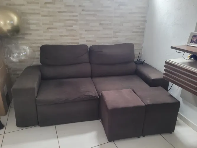 Sofa + 2 Puff 