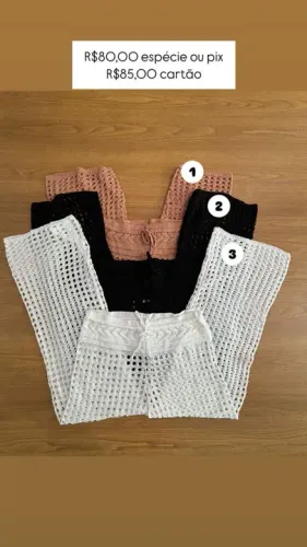 Calça saída de praia 