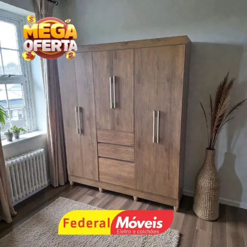 Guarda Roupa Compacto Lindo em Promoção - Solicite Catálogo 