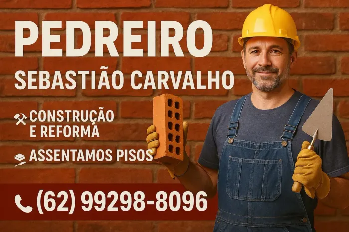 Pedreiro - Especialista em Construção e Reforma.