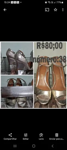 Conjunto sandália com bolsa