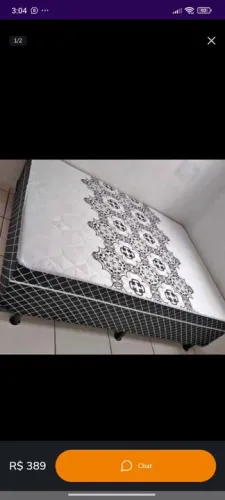 Cama Box Casal com Design Moderno