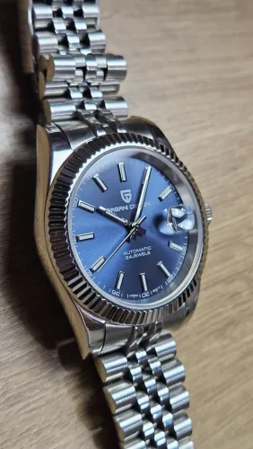 Relógio Pagani Design automático NH35 cristal de safira completo