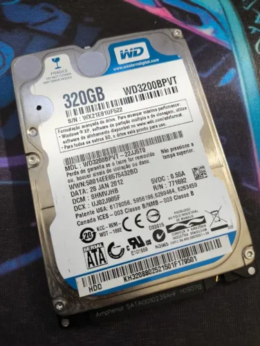 HD Interno Western Digital Blue 320GB WD3200BPVT [usado]