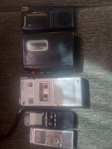 Gravadores e Microfones Vintage - Sony, Panasonic e Olympus