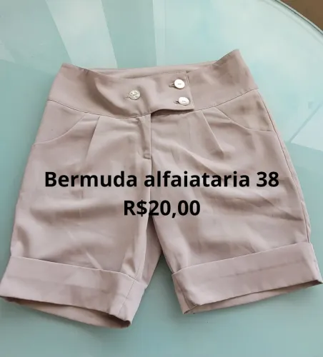 Shorts/Bermuda alfaiataria BAIXEI O PREÇO