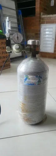 Kit Co2 C/ Cilindro 4kg para Aquário 