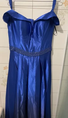 Vestido de festa azul royal tamanho 40
