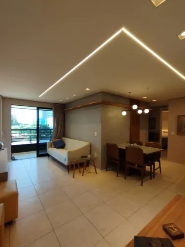 Apartamento na Ponta do Farol, Mobiliado, 72 M², Nascente, 2 Quartos sendo 1 Suíte