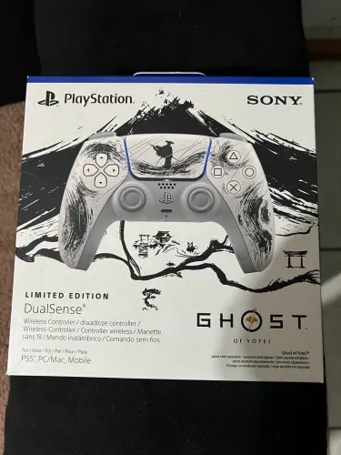 Dualsense Preto Ghost Of Yotei Edição Limitada Ps5