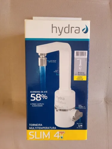 Torneira Elétrica Slim 4 temperaturas bancada Hydra