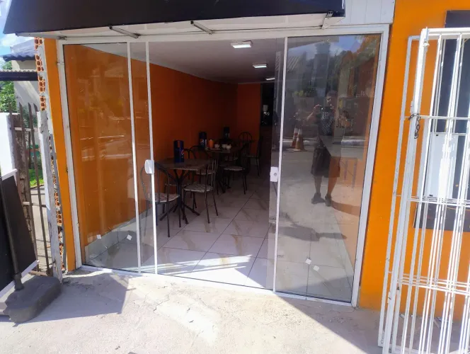 Porta de vidro temperado para casa inteligente