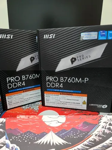 Placa Mâe MSI PRO B760M-P DDR4, Socket LGA 1700, Chipset B760