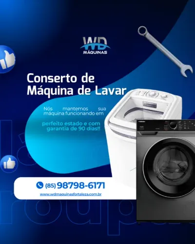 Conserto de Máquina de Lavar - Atendimento Rápido e Eficiente C/Garantia