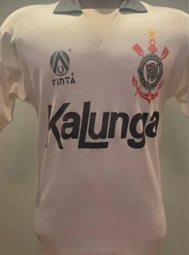 Camisa Corinthians Kalunga 1991 - Branca - G