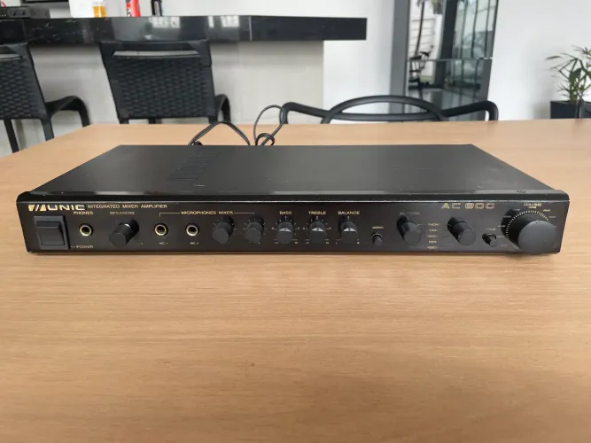 Amplificador mixer pré único ac 800