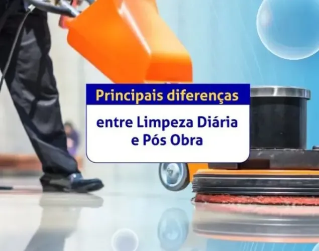 Pós obra, não e uma limpeza normal