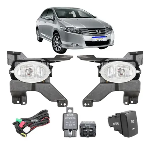 Kit Farol De Milha Honda City 2009 2010 2011