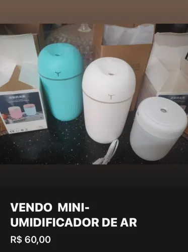 Mini Umidificador de Ar Portátil - Novo!