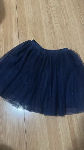 Saia de tule azul TAM 4