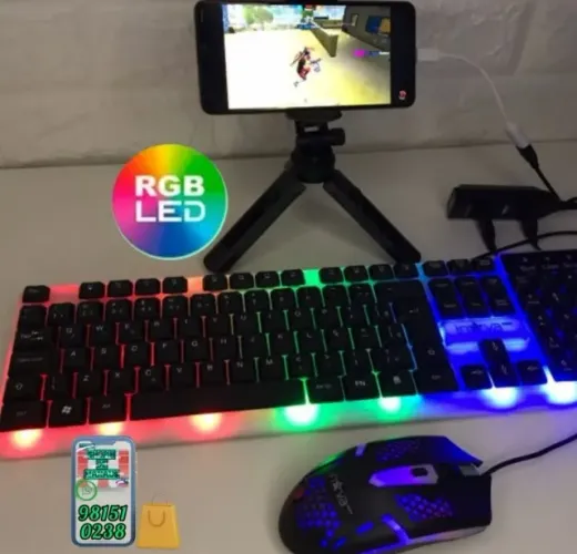 Kit Mobilador Pro Gamer Completo - 5 itens Melhor de Manaus - Entregas 9h as 22h