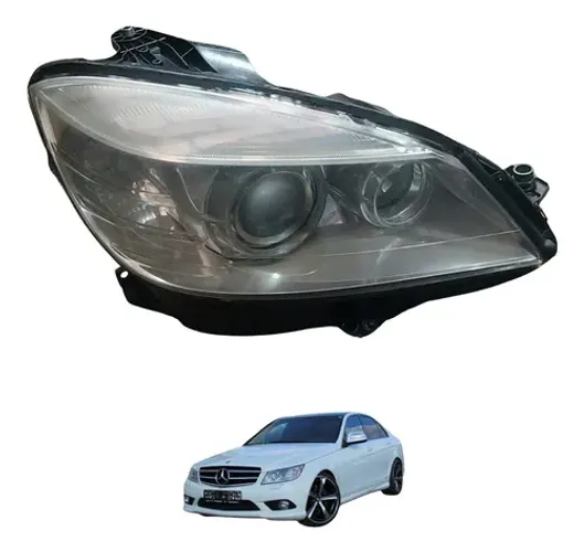 Farol Direito Com Xênon Mercedes C250 C280 2008 A 2011 Direito/passageiro
