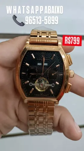 Relógio PATEK PHILIPPE TOURBILON AUTOMÁTICO  - ROSE GOLD