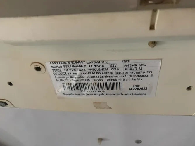 Máquina de lavar roupa Brastemp 11kg