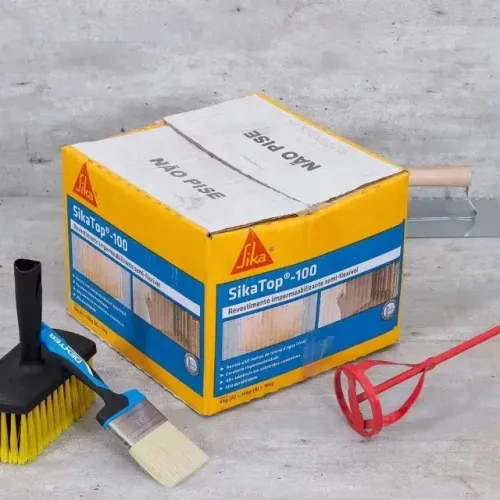 Sika Top 100 Cinza Impermeabilizante 18kg - Sika  - Entrega rápida e parcelamento em 10x