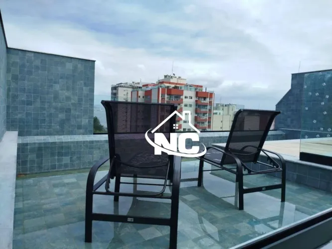 Cobertura com 3 dormitórios à venda, 189 m² por R$ 2.945.000,00 - Icaraí - Niterói/RJ