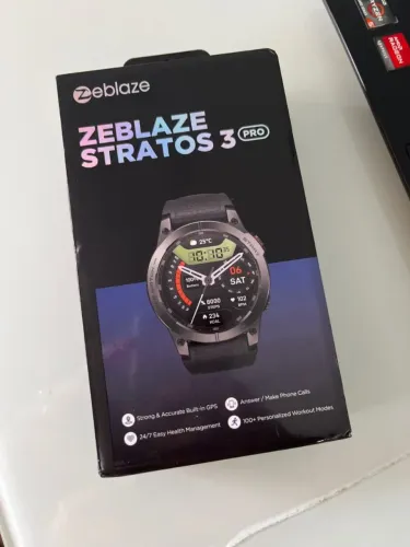 Smartwatch Zeblaze Stratos 3 Pro - GPS novo lacrado 