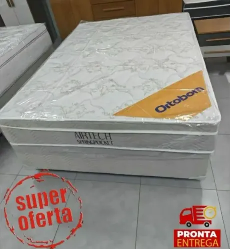 Cama Box Casal Ortobom Airtech Pronta Entrega