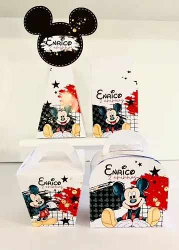 Kit festa pegue e monte personalizados