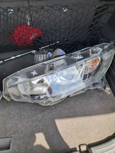Farol esquerdo Honda Civic G10 original polir lente