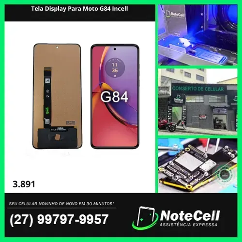 Tela Display Para Moto G84 Incell Em Lcd Fininho- Instalação Expressa Em 30 Minutos!