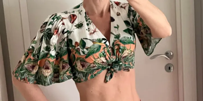 Croppped Colcci Estampado 
