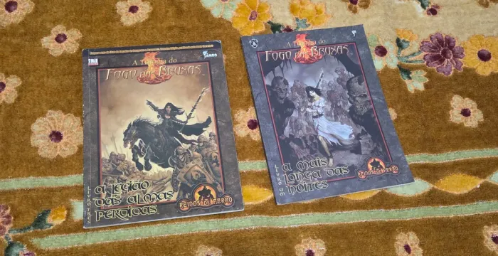 Lote livros RPG reinos de ferro