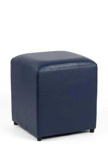 Puff Banqueta Quadrado (Azul Marinho)