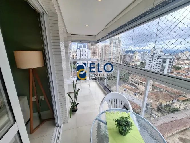 R$ 5 mil + encargos. Apartamento de Luxo no Embaré: 1 Quarto, 1 Suíte, 1 Sala, 2 Banheiros