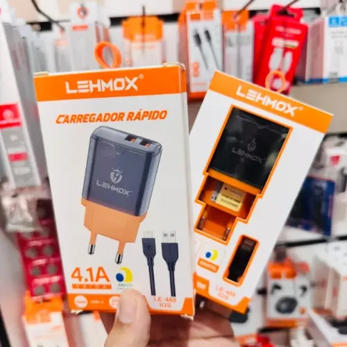 Carregador + cabo para iphone Lehmox LE-489