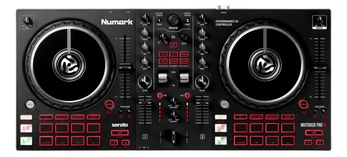 Controlador DJ Numark Mixtrack Pro FX 2 Canais 2 Decks Hot Cue