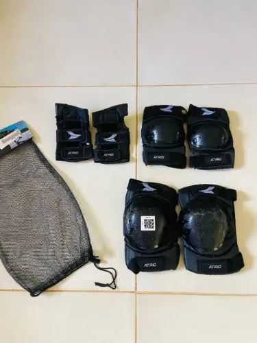 02 Kit De Proteção Atrio Es269 Skate Patins +14Anos/Adulto