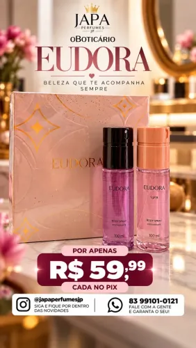 Kit Eudora Body Spray Feminino