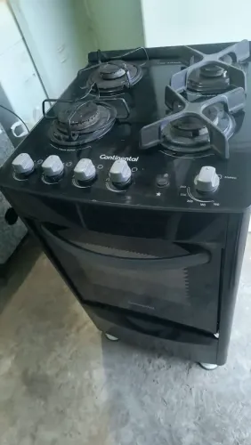 Fogao mesa de vidro funcionando